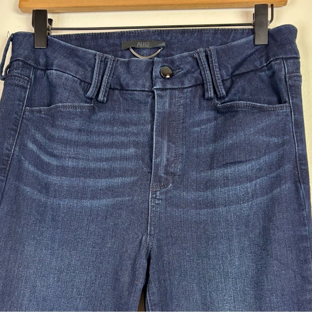 PAIGE Constance skinny jeans 29 dark wash split hem - Picture 6 of 11